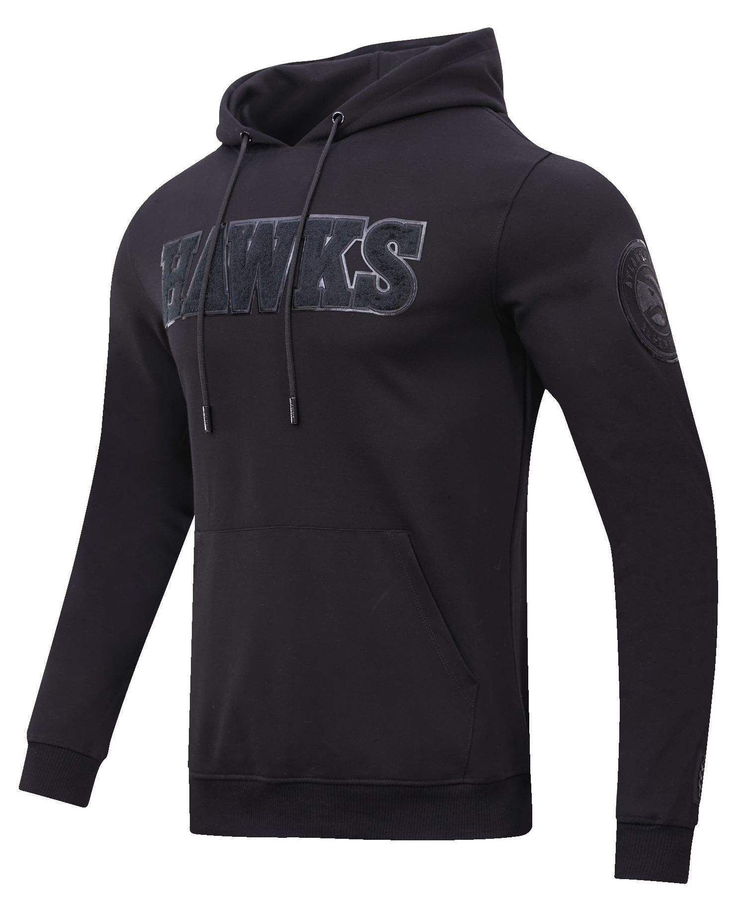 Pro Standard Men's Atlanta Hawks Black Triple Black Hoodie product image