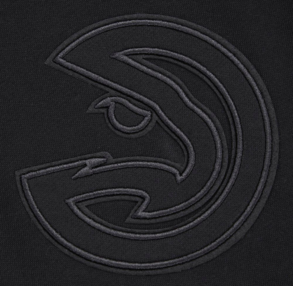 Pro Standard Men's Atlanta Hawks Black Neutral Drop Shoulder Fleece Hoodie product image