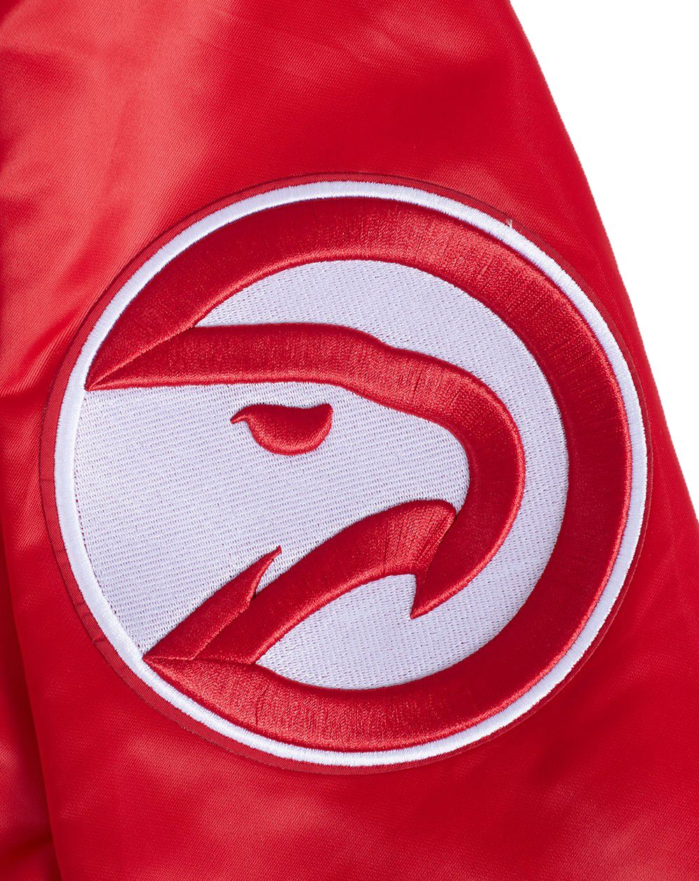 Pro Standard Men's Atlanta Hawks Red Script Tail Satin Jacket product image