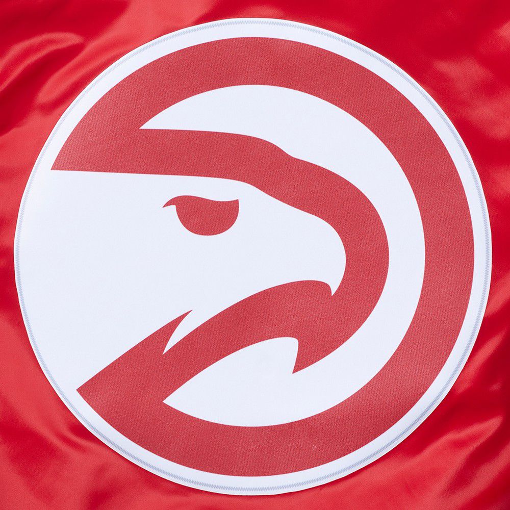 Pro Standard Men's Atlanta Hawks Red Script Tail Satin Jacket product image