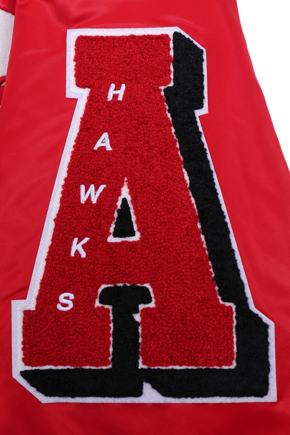 Pro Standard Men's Atlanta Hawks Red Old English Rib Satin Jacket product image