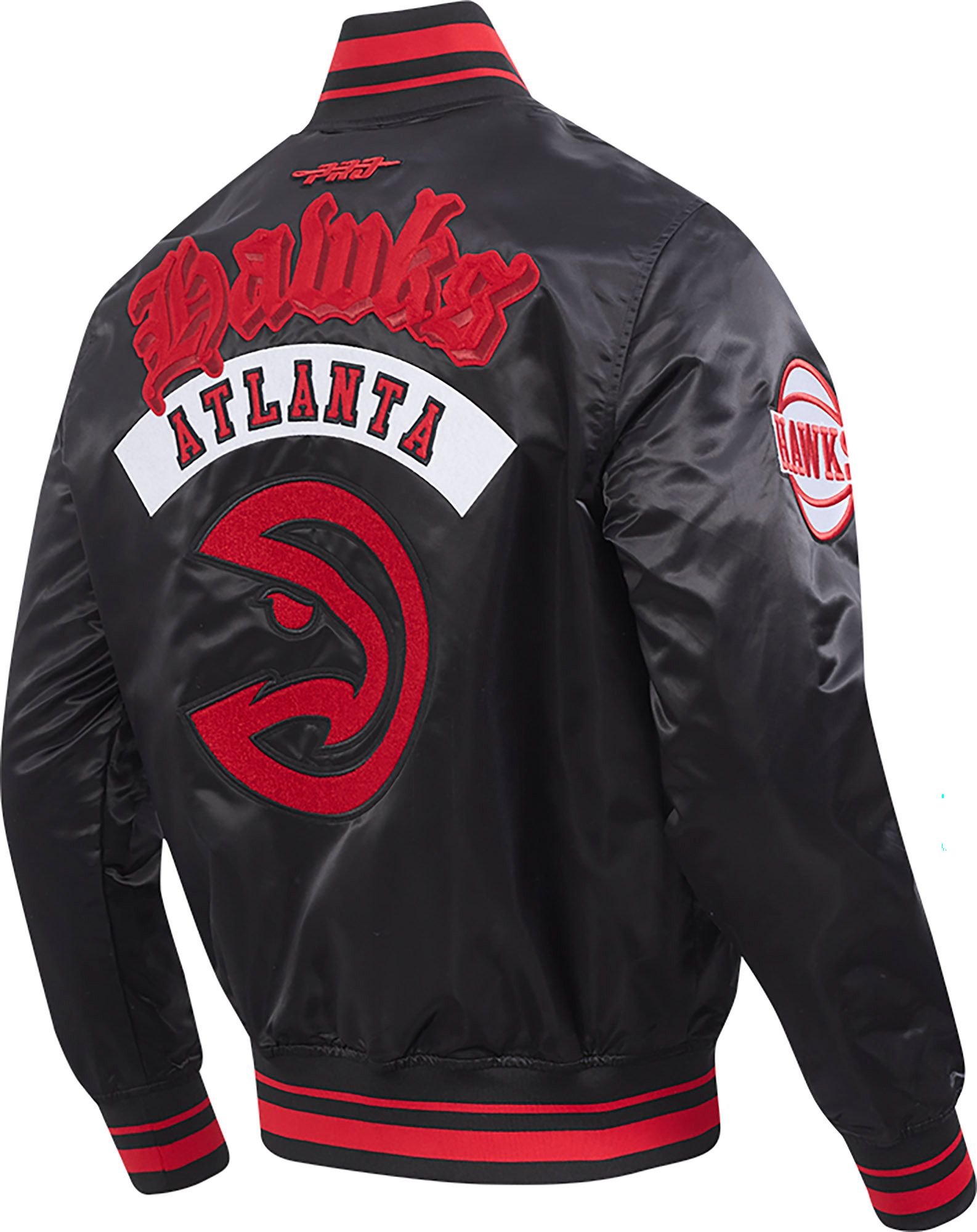 Pro Standard Men's Atlanta Hawks Black Best of Satin Jacket product image
