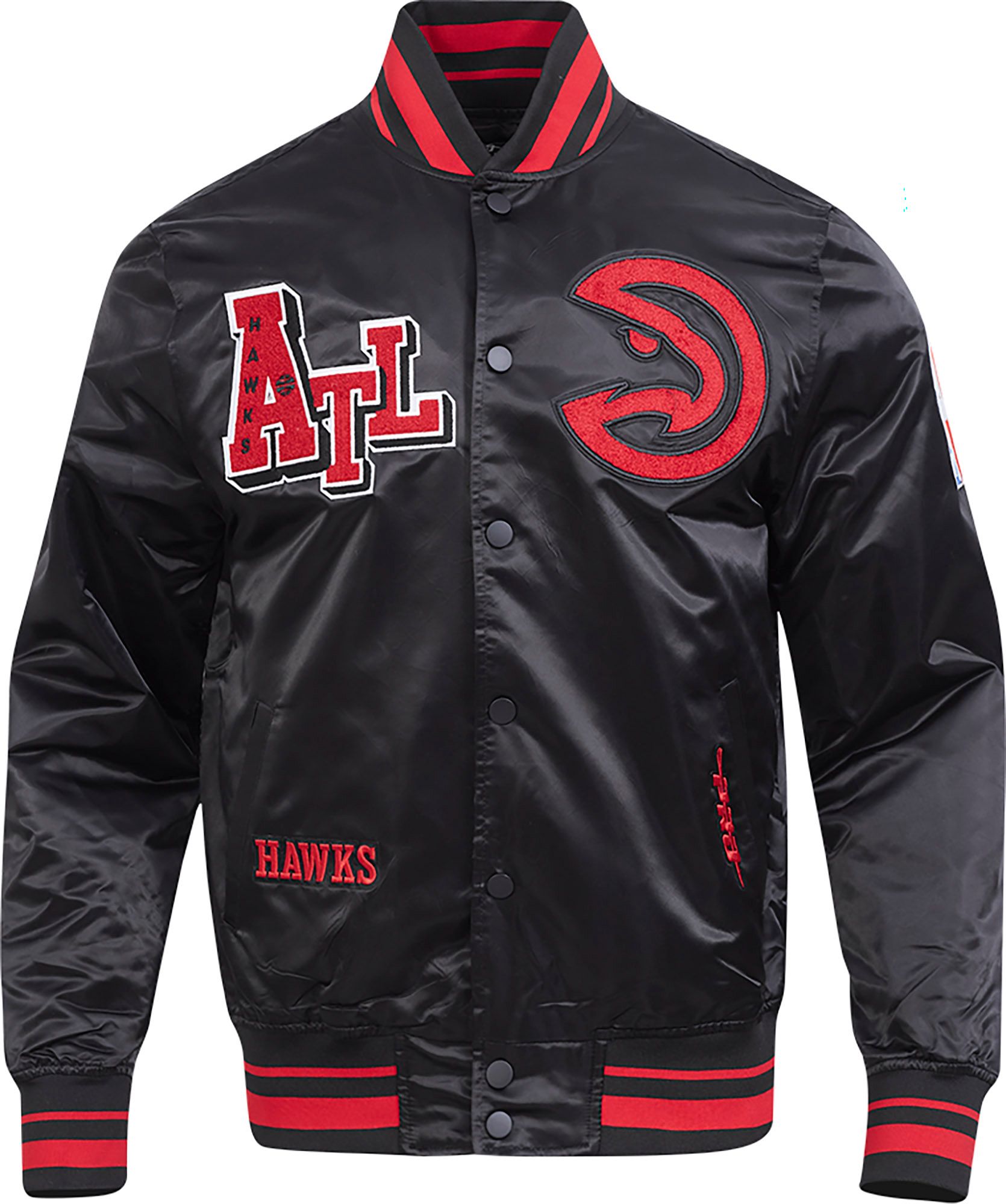 Pro Standard Men's Atlanta Hawks Black Best of Satin Jacket product image