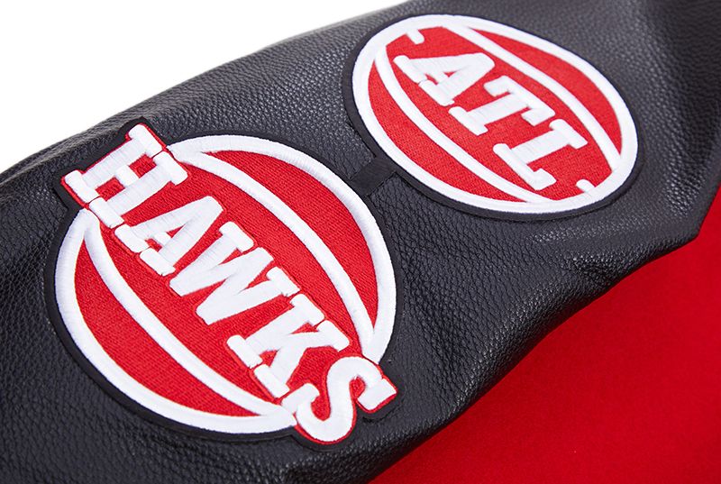 Pro Standard Men's Atlanta Hawks Red Classic Wool Varsity Jacket product image