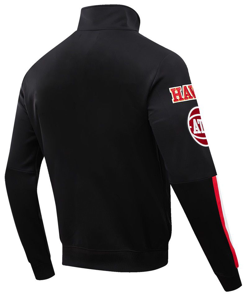 Pro Standard Men's Atlanta Hawks Black Classic Track Jacket product image