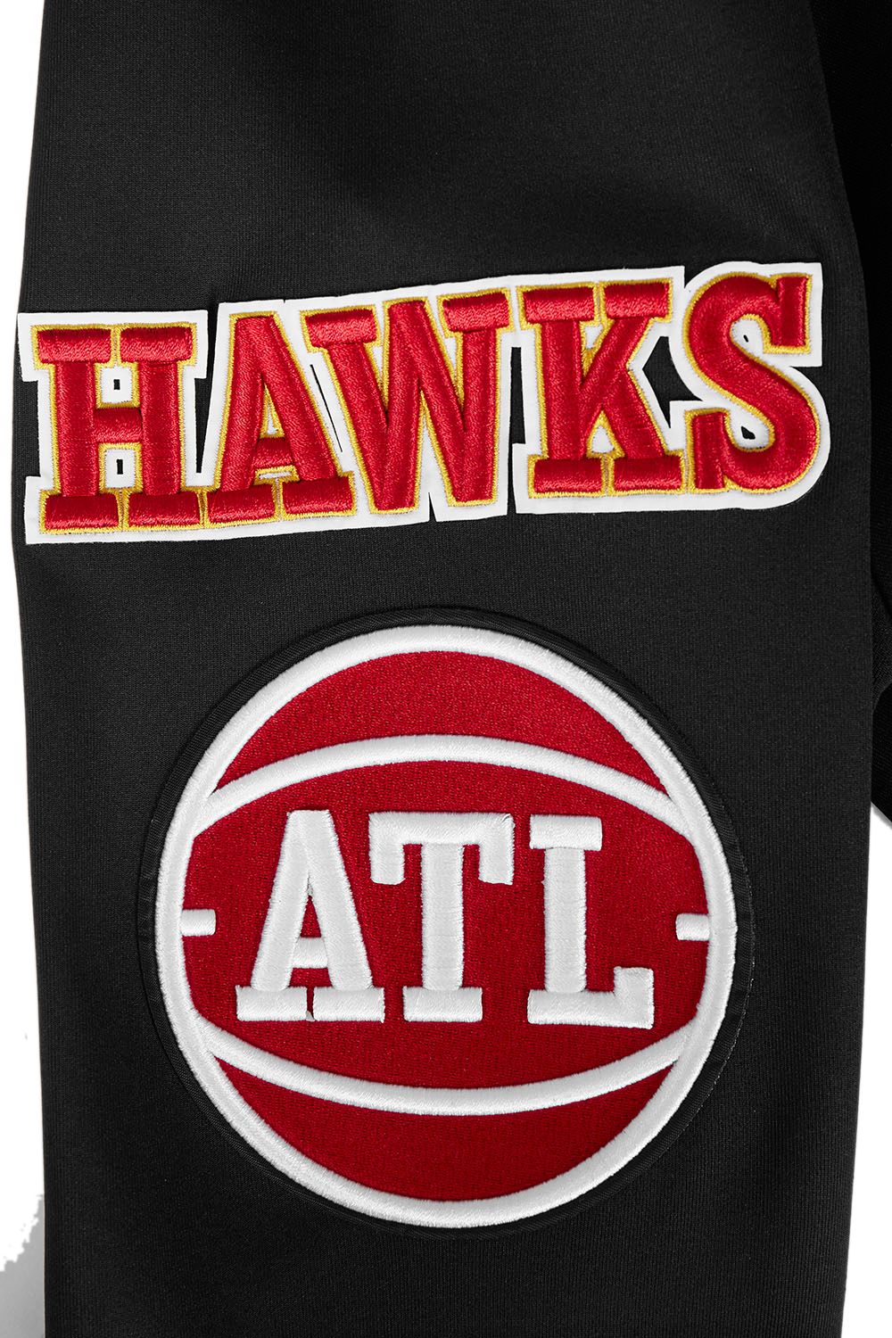Pro Standard Men's Atlanta Hawks Black Classic Track Jacket product image