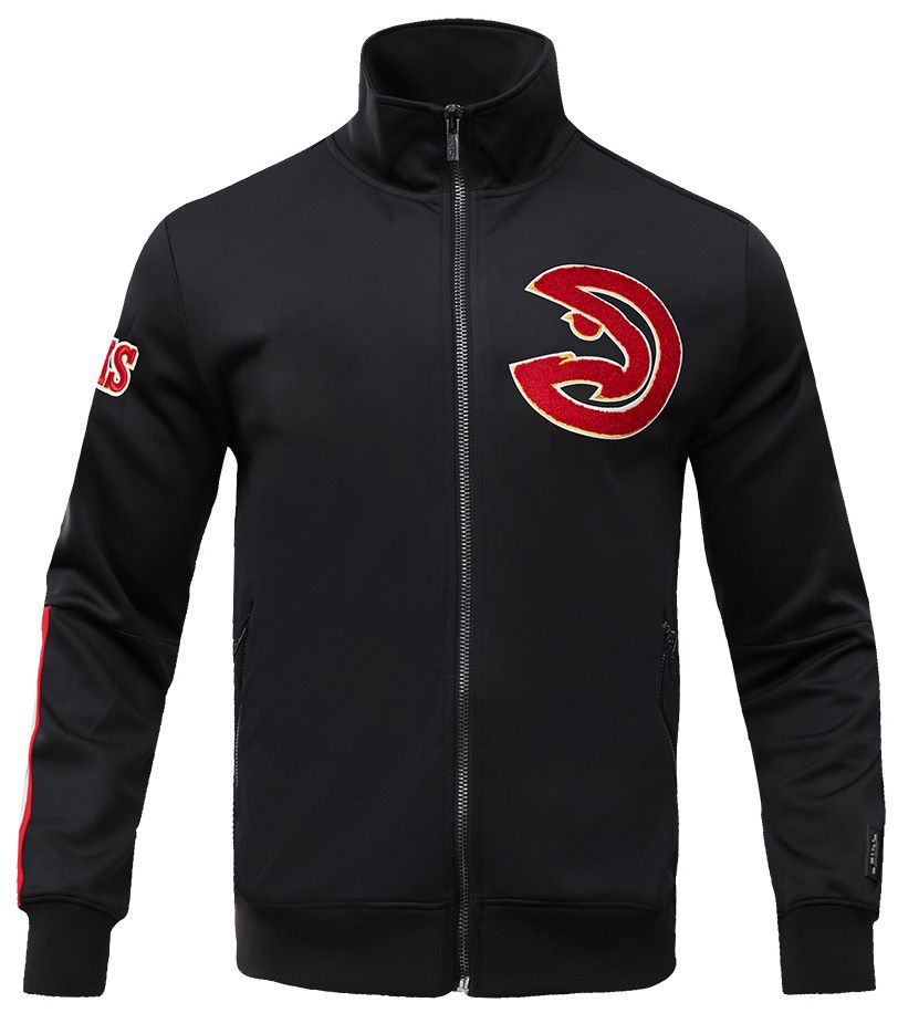 Pro Standard Men's Atlanta Hawks Black Classic Track Jacket product image