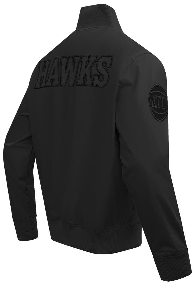 Pro Standard Men's Atlanta Hawks Black Neutral Twill Jacket product image