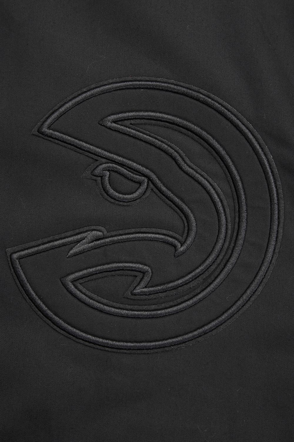 Pro Standard Men's Atlanta Hawks Black Neutral Twill Jacket product image