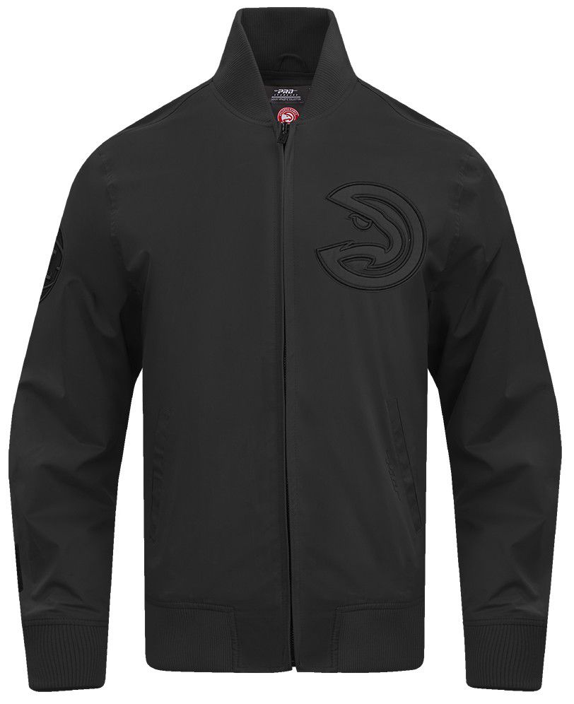 Pro Standard Men's Atlanta Hawks Black Neutral Twill Jacket product image