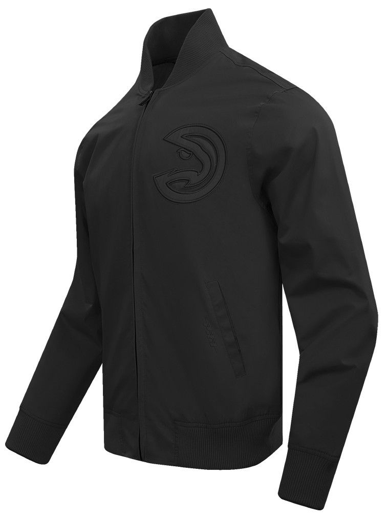 Pro Standard Men's Atlanta Hawks Black Neutral Twill Jacket product image