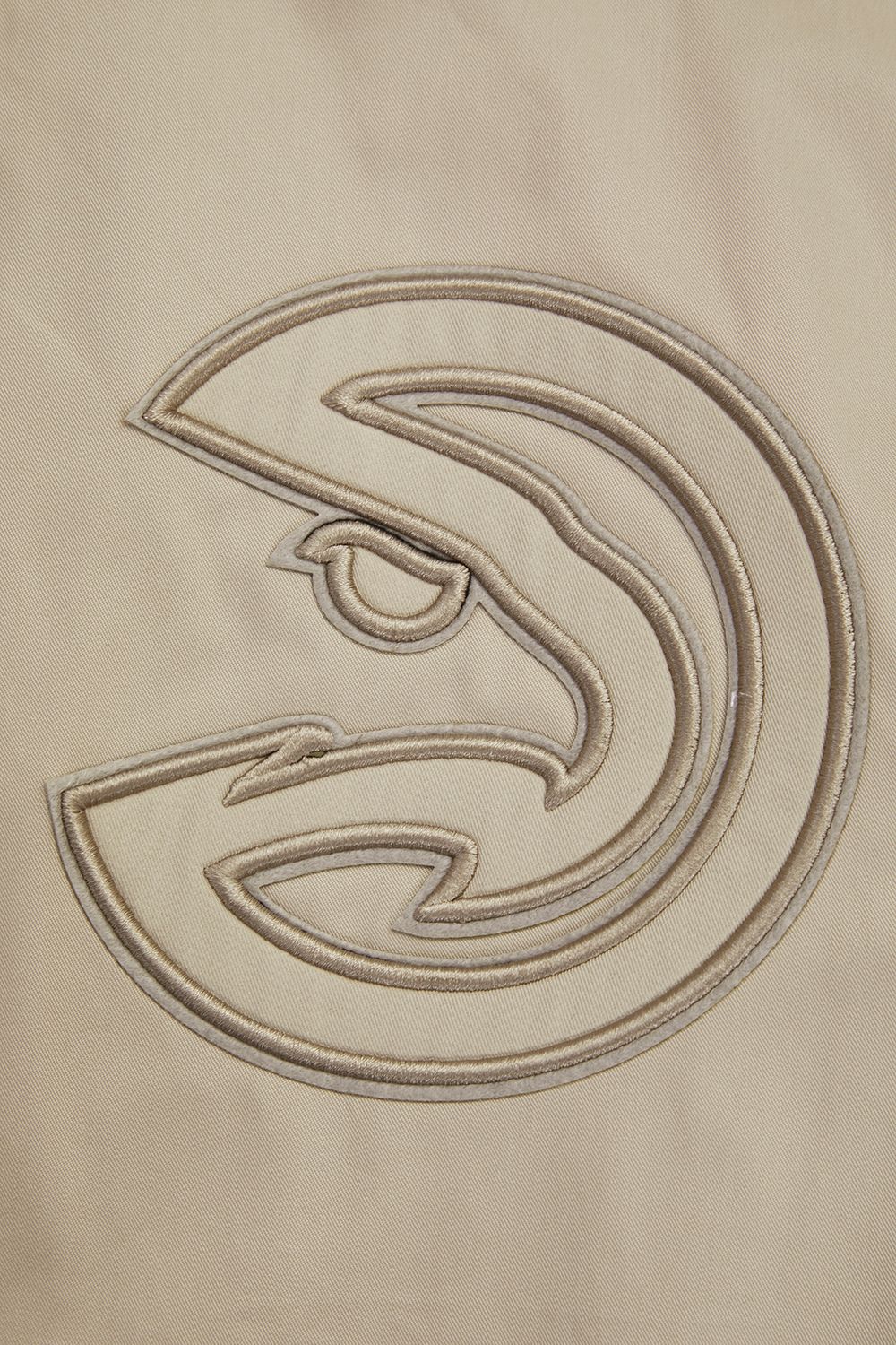 Pro Standard Men's Atlanta Hawks Taupe Neutral Twill Jacket product image