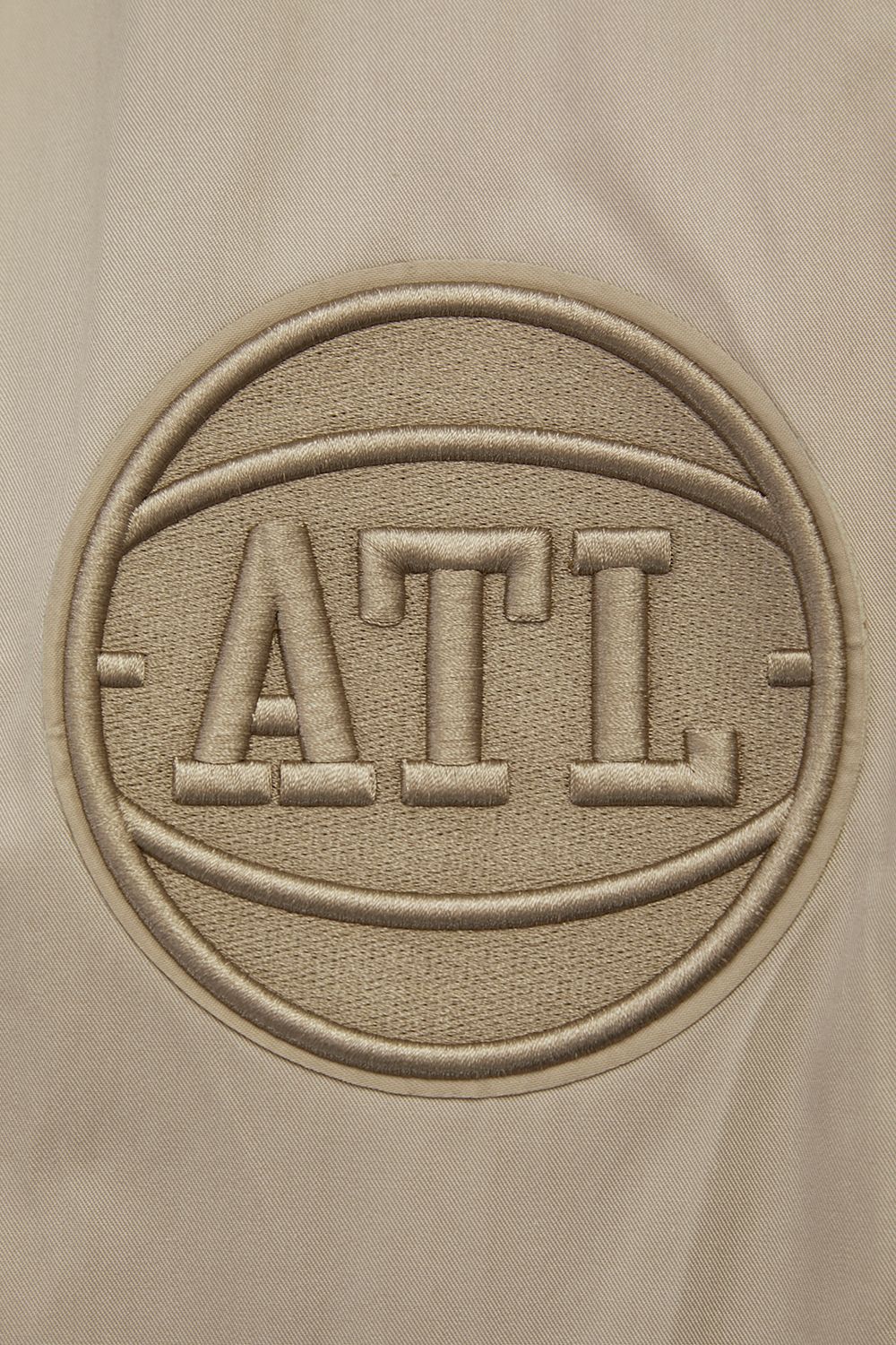 Pro Standard Men's Atlanta Hawks Taupe Neutral Twill Jacket product image