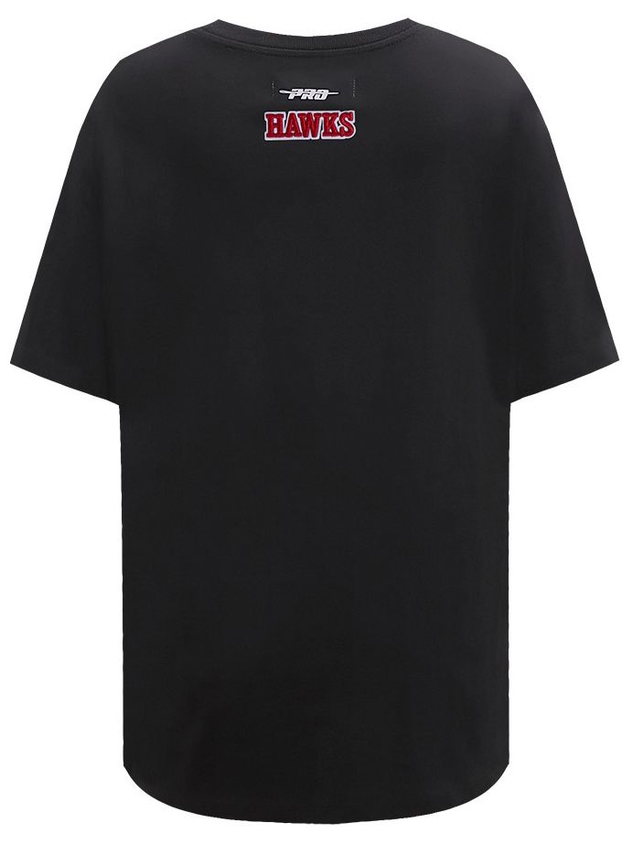 Pro Standard Women's Atlanta Hawks Black Script Tail Boyfriend T-Shirt product image
