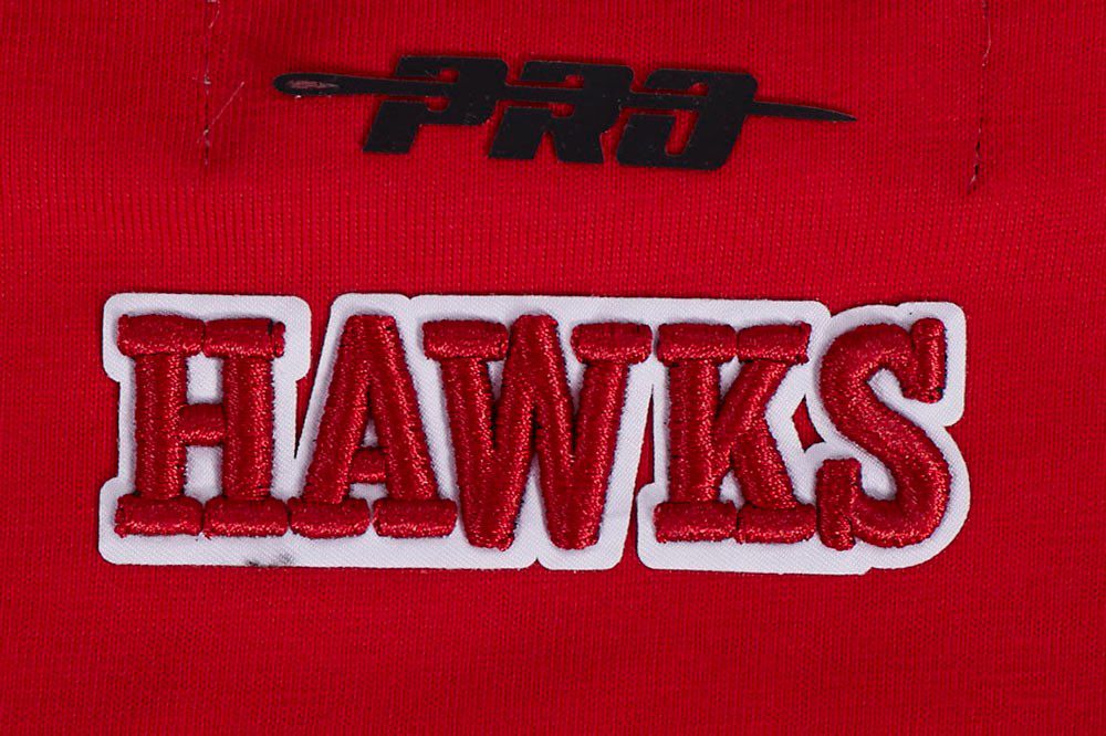 Pro Standard Women's Atlanta Hawks Red Script Tail Boyfriend T-Shirt product image