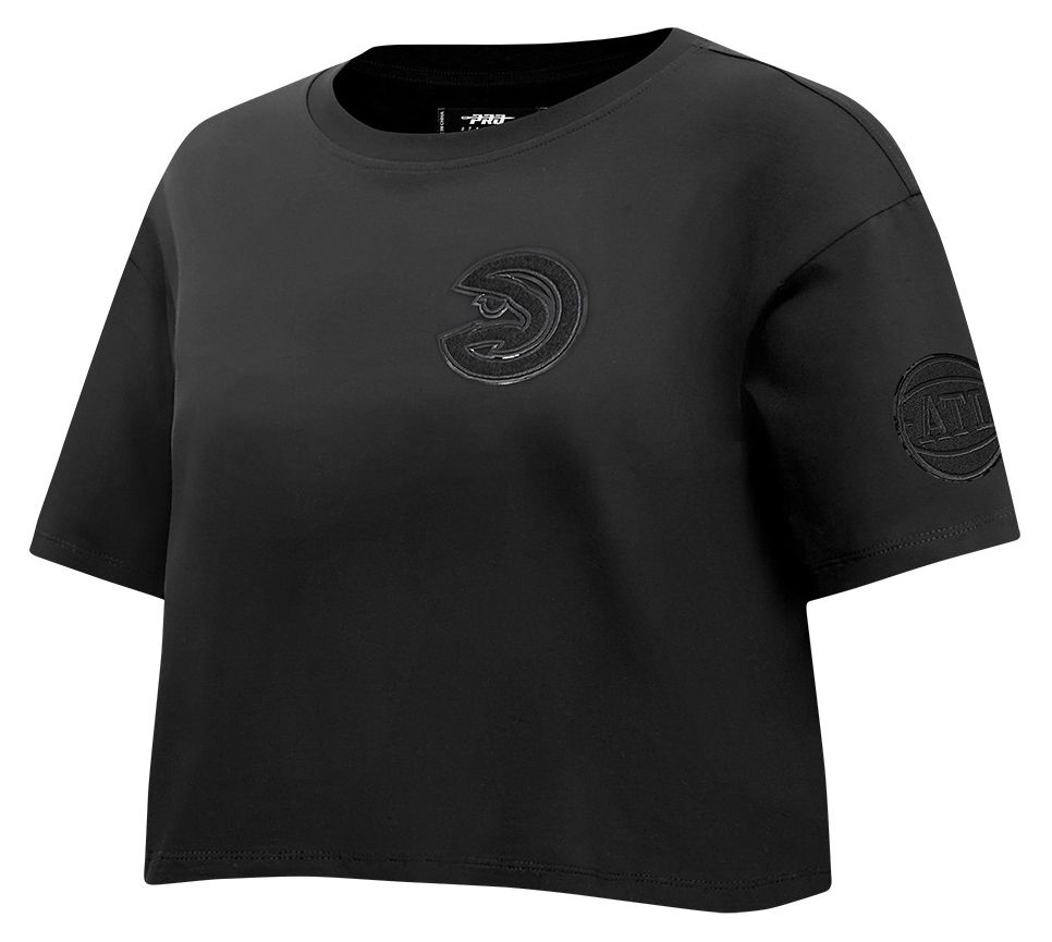 Pro Standard Women's Atlanta Hawks Black Boxy T-Shirt product image
