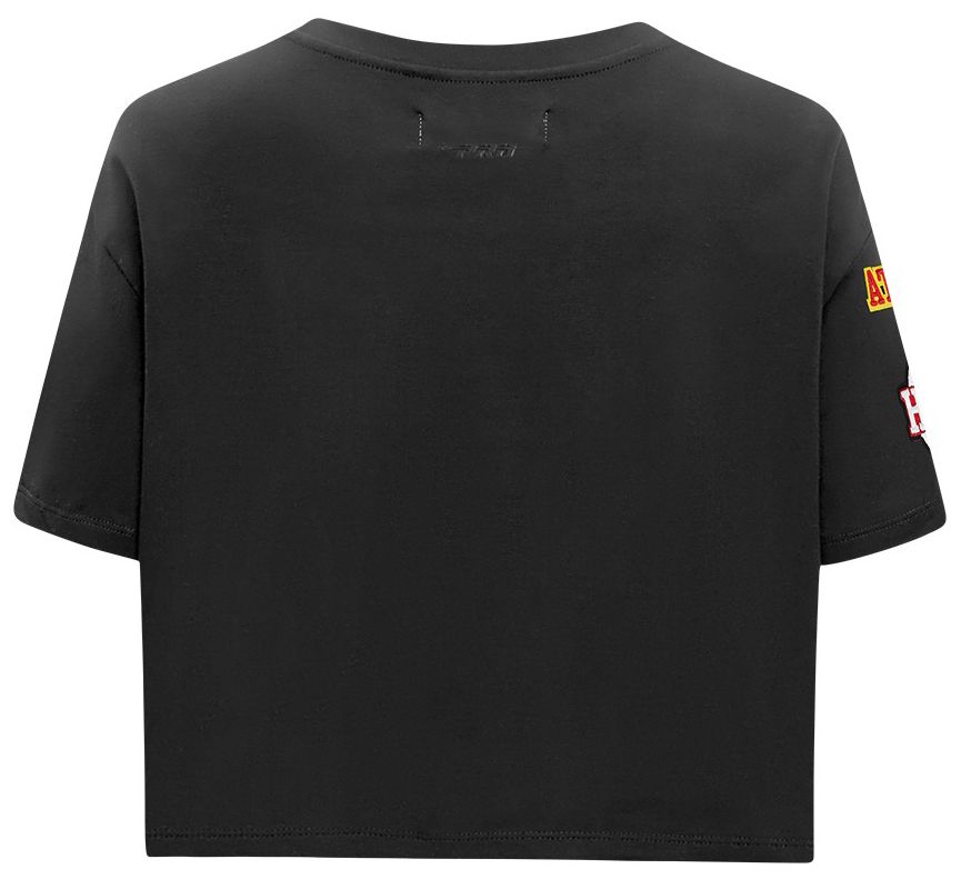 Pro Standard Women's Atlanta Hawks Black Mash Up Boxy T-Shirt product image