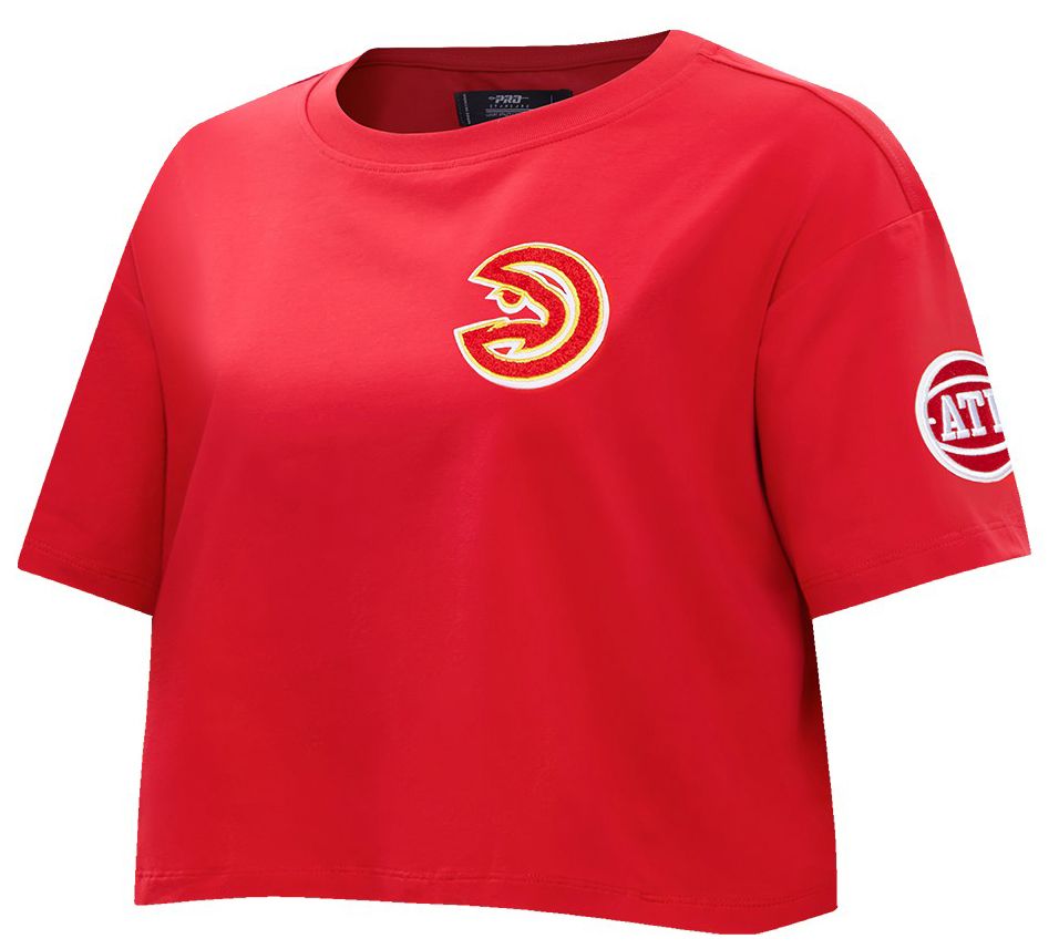 Pro Standard Women's Atlanta Hawks Red Classic Boxy T-Shirt product image
