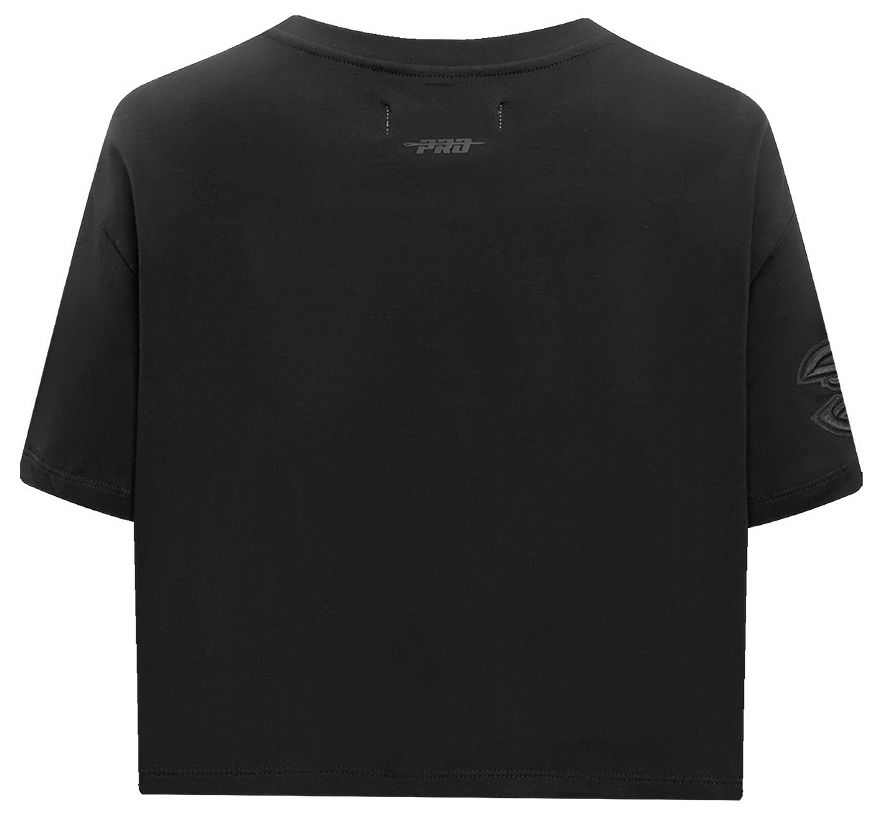 Pro Standard Women's Atlanta Hawks Black Neutral Boxy T-Shirt product image