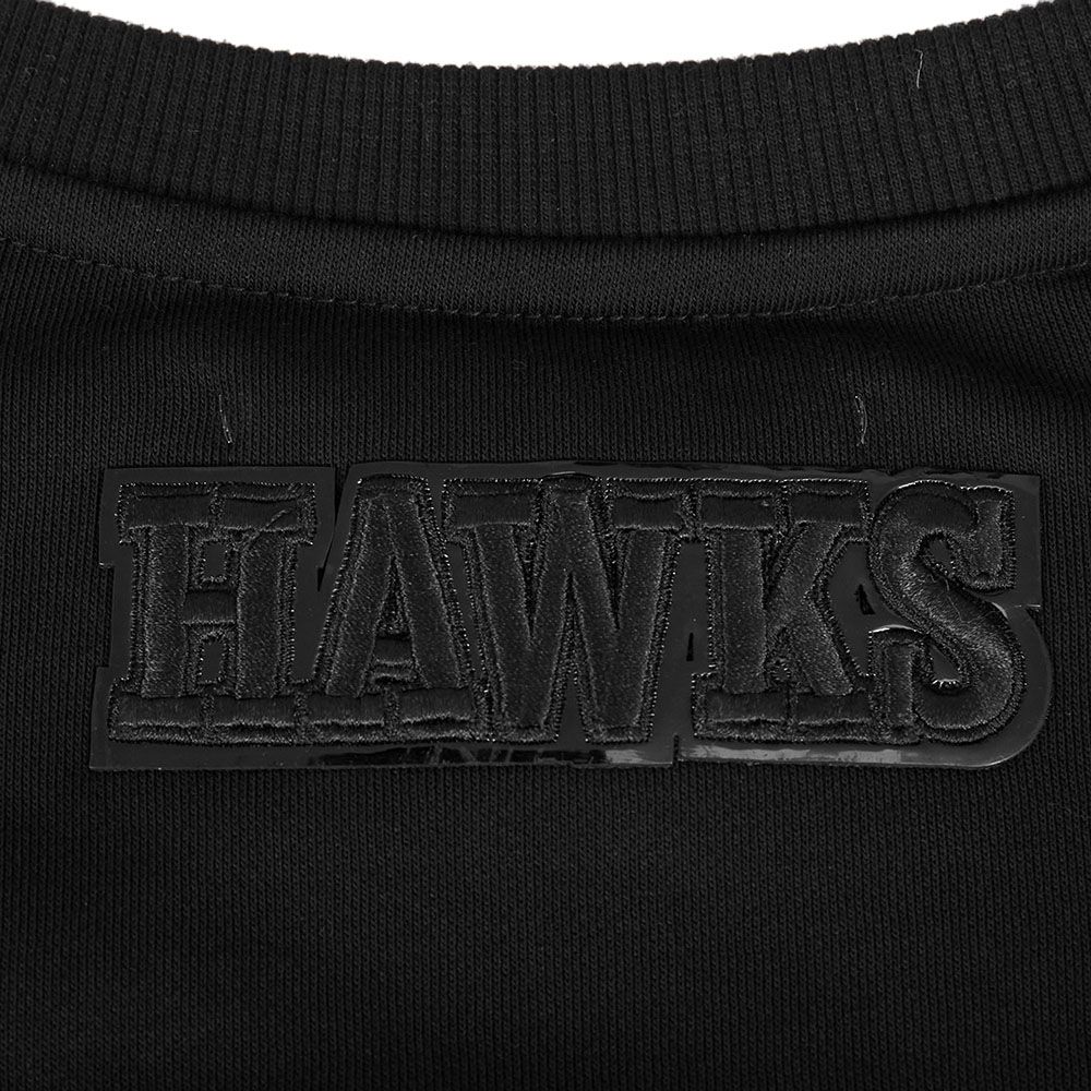 Pro Standard Women's Atlanta Hawks Black Fleece Crewneck Sweatshirt product image
