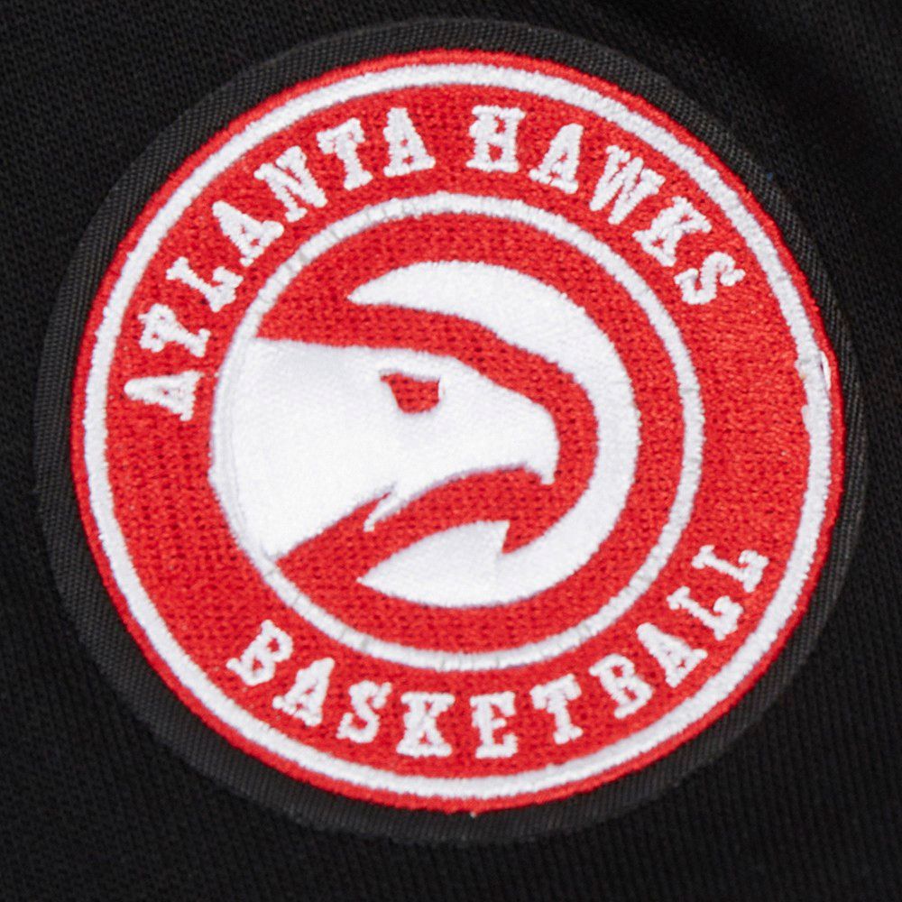 Pro Standard Women's Atlanta Hawks Black Classic Fleece Crewneck Sweatshirt product image