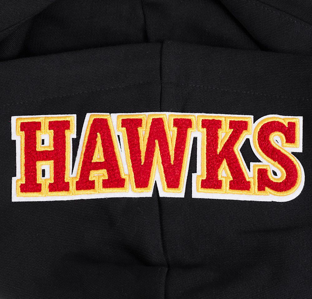 Pro Standard Women's Atlanta Hawks Black Classic Fleece Pullover Hoodie product image