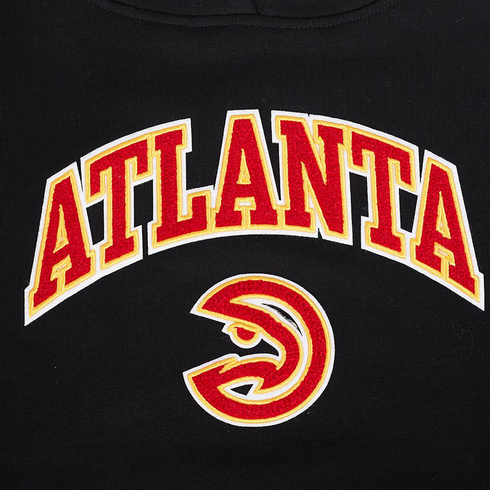 Pro Standard Women's Atlanta Hawks Black Classic Fleece Pullover Hoodie product image