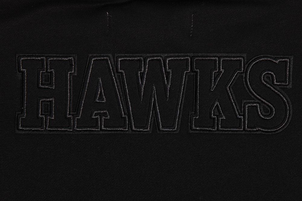 Pro Standard Women's Atlanta Hawks Black Neutral Fleece Crewneck Sweatshirt product image