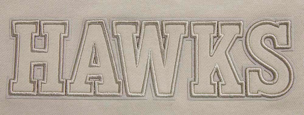 Pro Standard Women's Atlanta Hawks Taupe Neutral Fleece Crewneck Sweatshirt product image