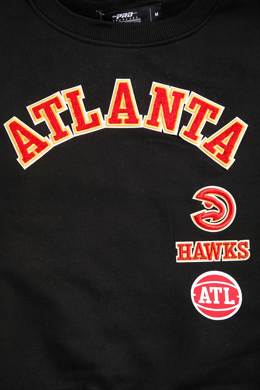 Pro Standard Women's Atlanta Hawks Ribbed Crewneck Sweatshirt product image
