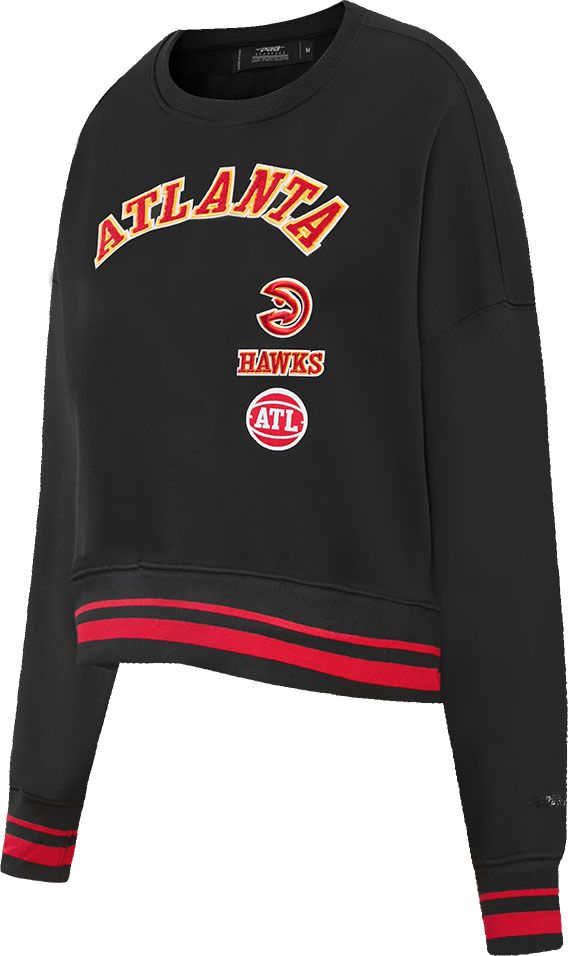 Pro Standard Women's Atlanta Hawks Ribbed Crewneck Sweatshirt product image