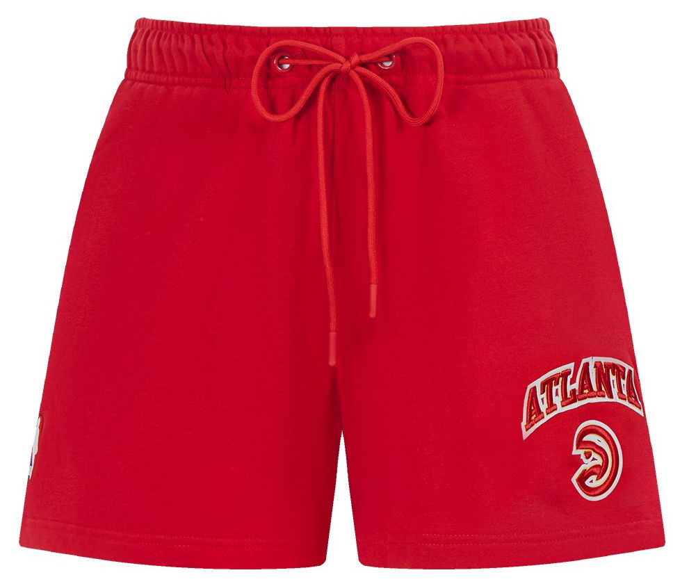 Pro Standard Women's Atlanta Hawks Red Classic Fleece Shorts product image