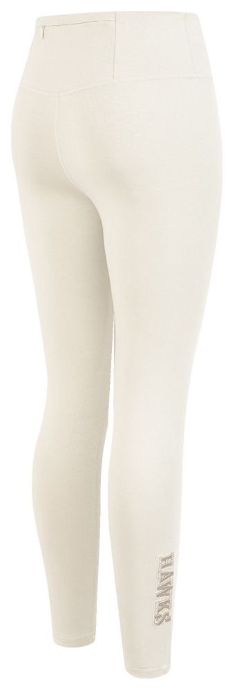 Pro Standard Women's Atlanta Hawks Off White Neutral Jersey Leggings product image