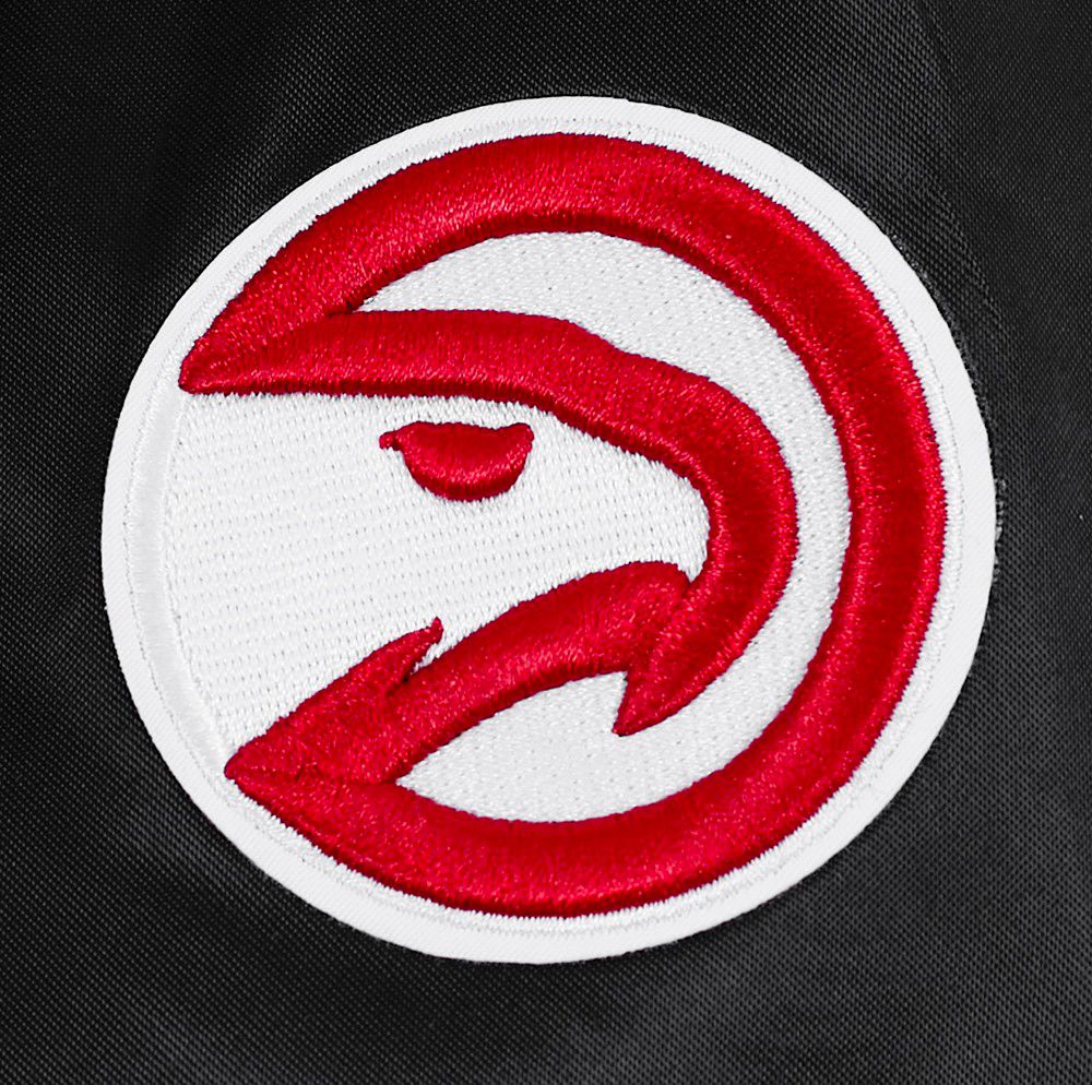 Pro Standard Women's Atlanta Hawks Black Script Tail Satin Jacket product image