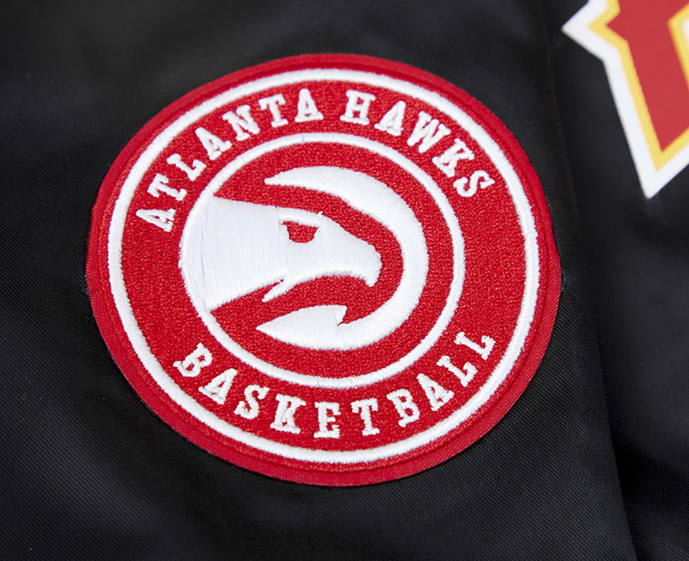 Pro Standard Women's Atlanta Hawks Black Classic Satin Jacket product image