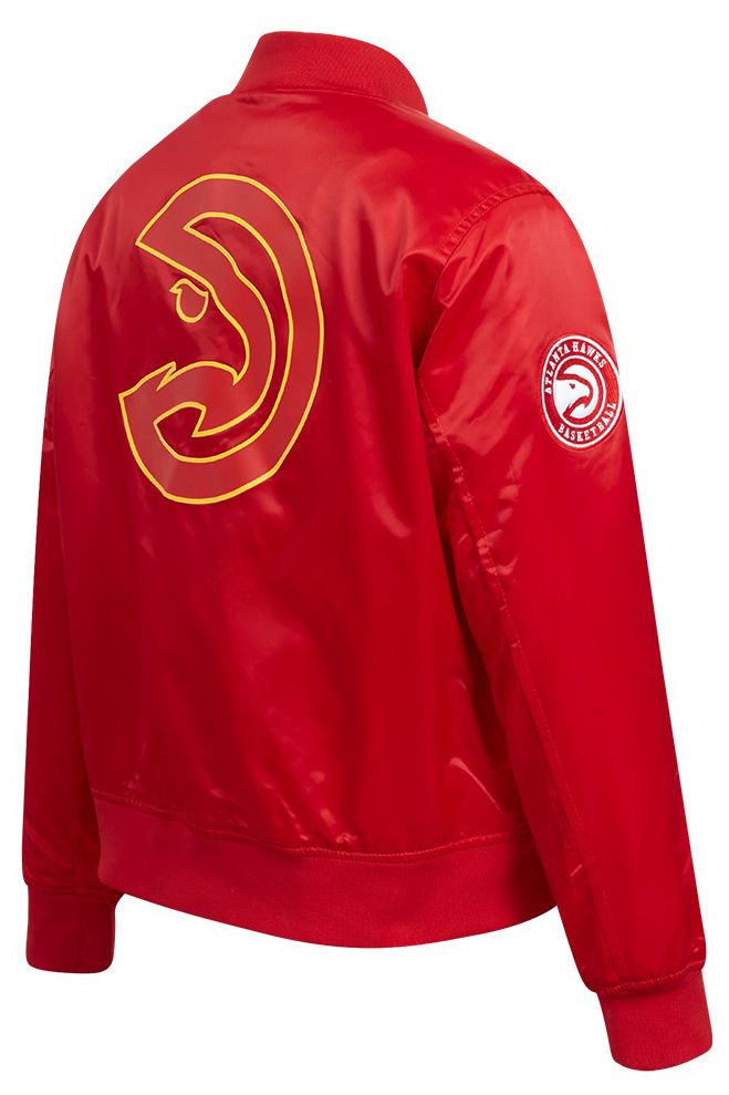 Pro Standard Women's Atlanta Hawks Red Classic Satin Jacket product image