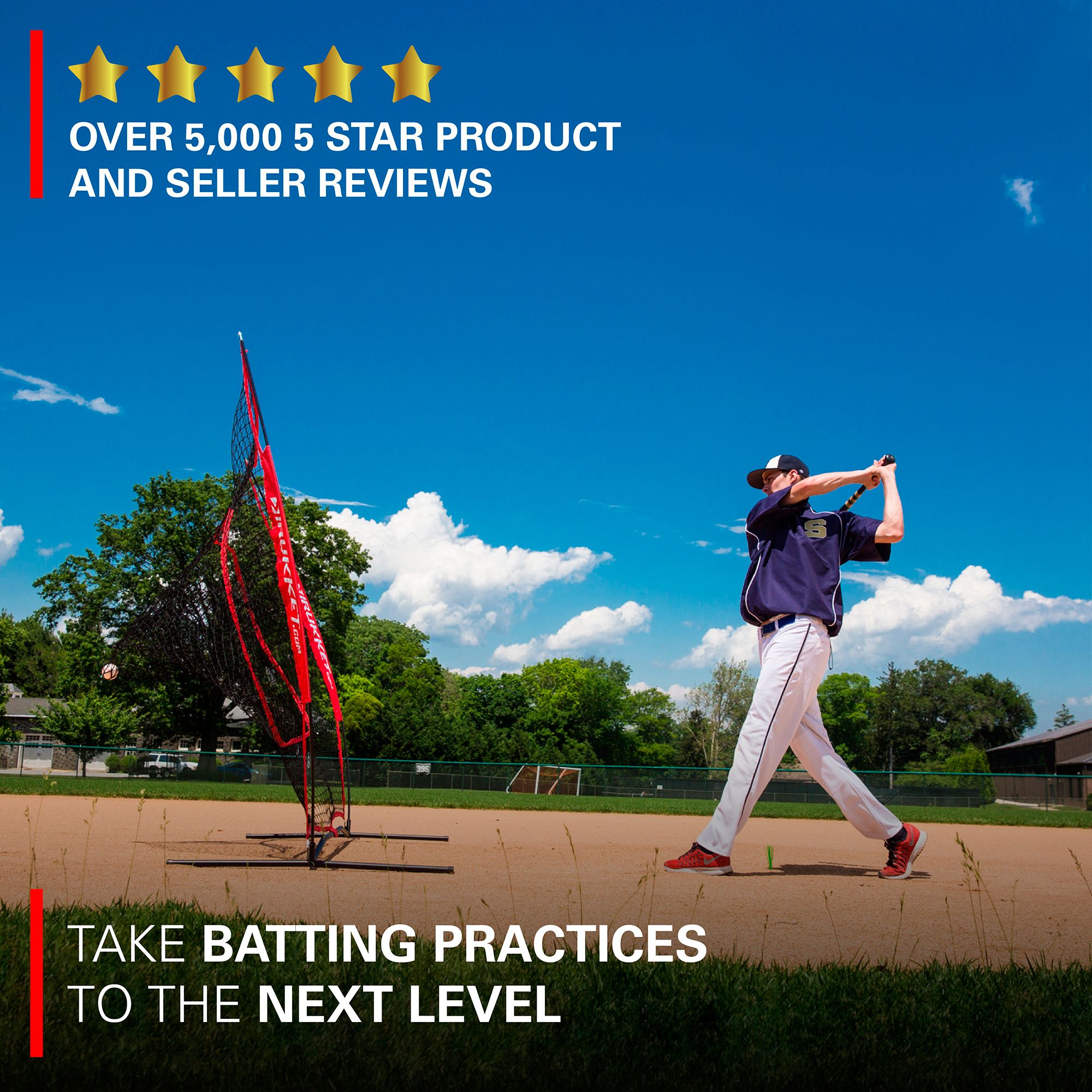 Rukket Sports 7' X 7' Original Sock It! Baseball/Softball Net product image