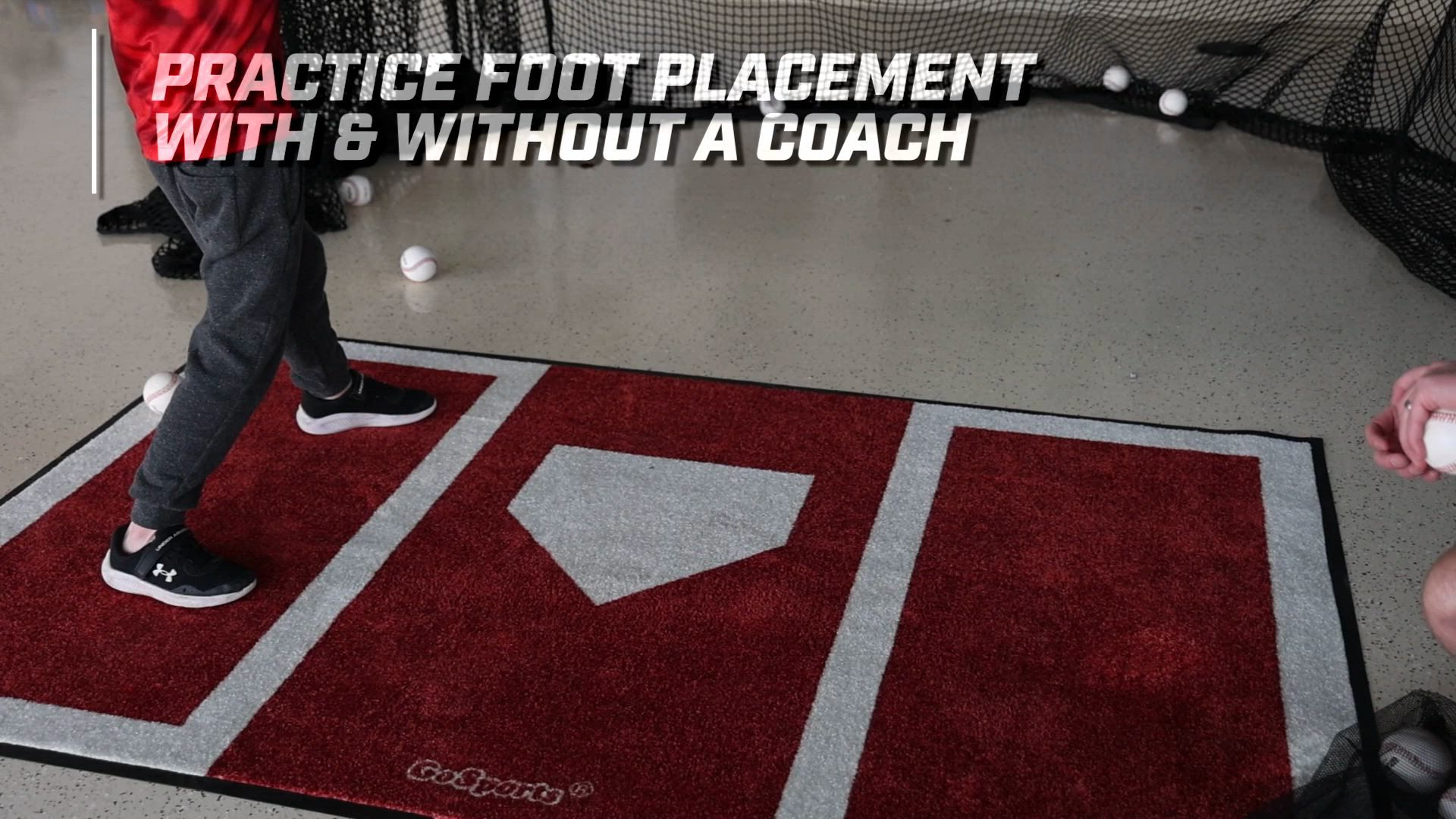 GoSports 6' x 4' Baseball/Softball Hitting Mat product