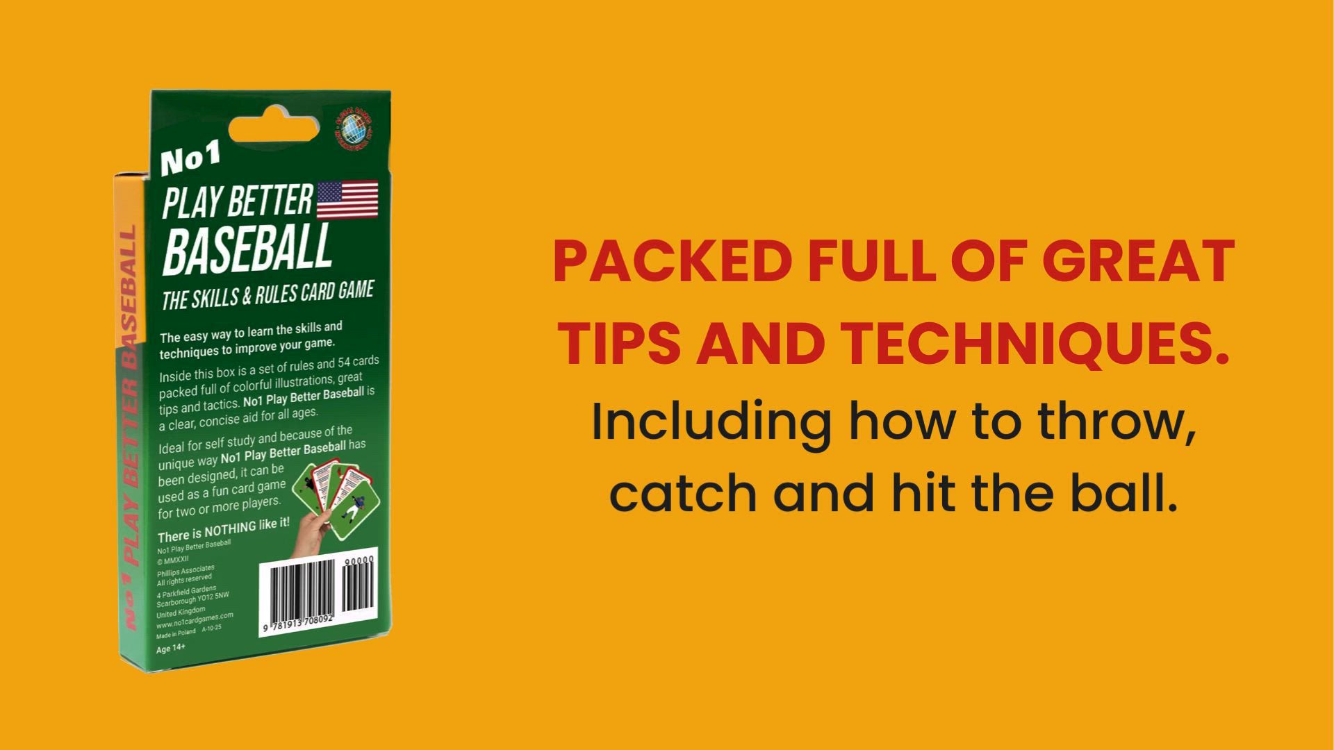 No1 Play Better Baseball Card Game product