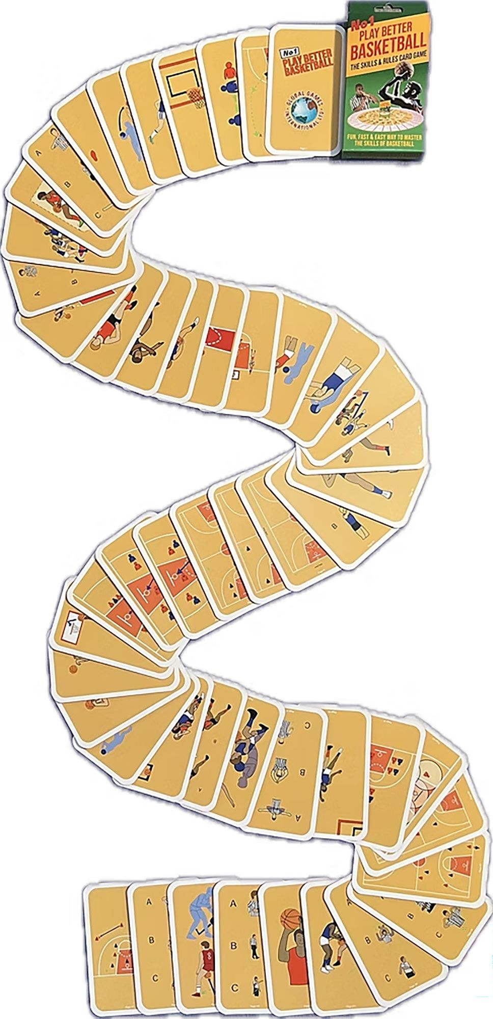 No1 Play Better Basketball Card Game product image