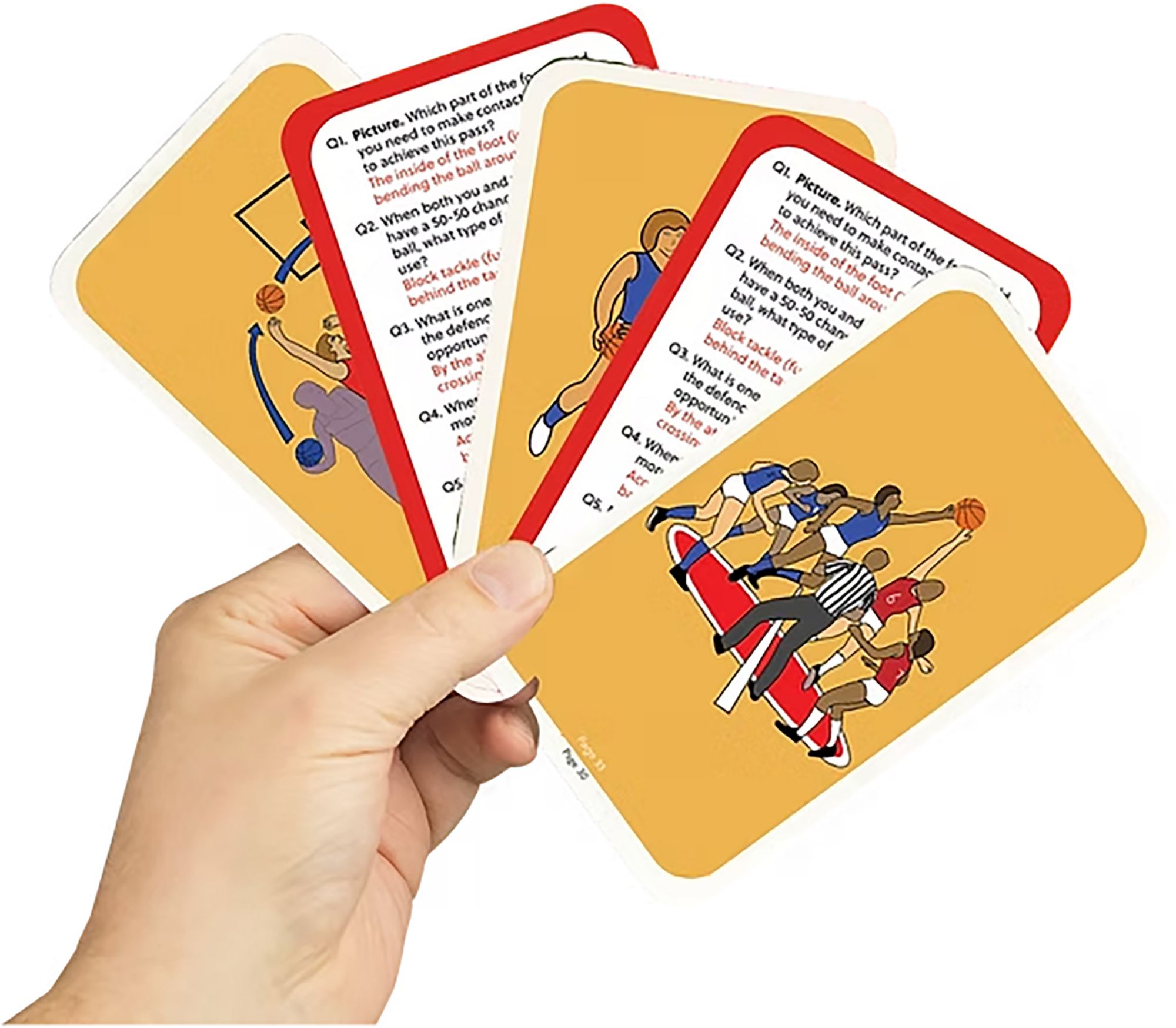 No1 Play Better Basketball Card Game product image
