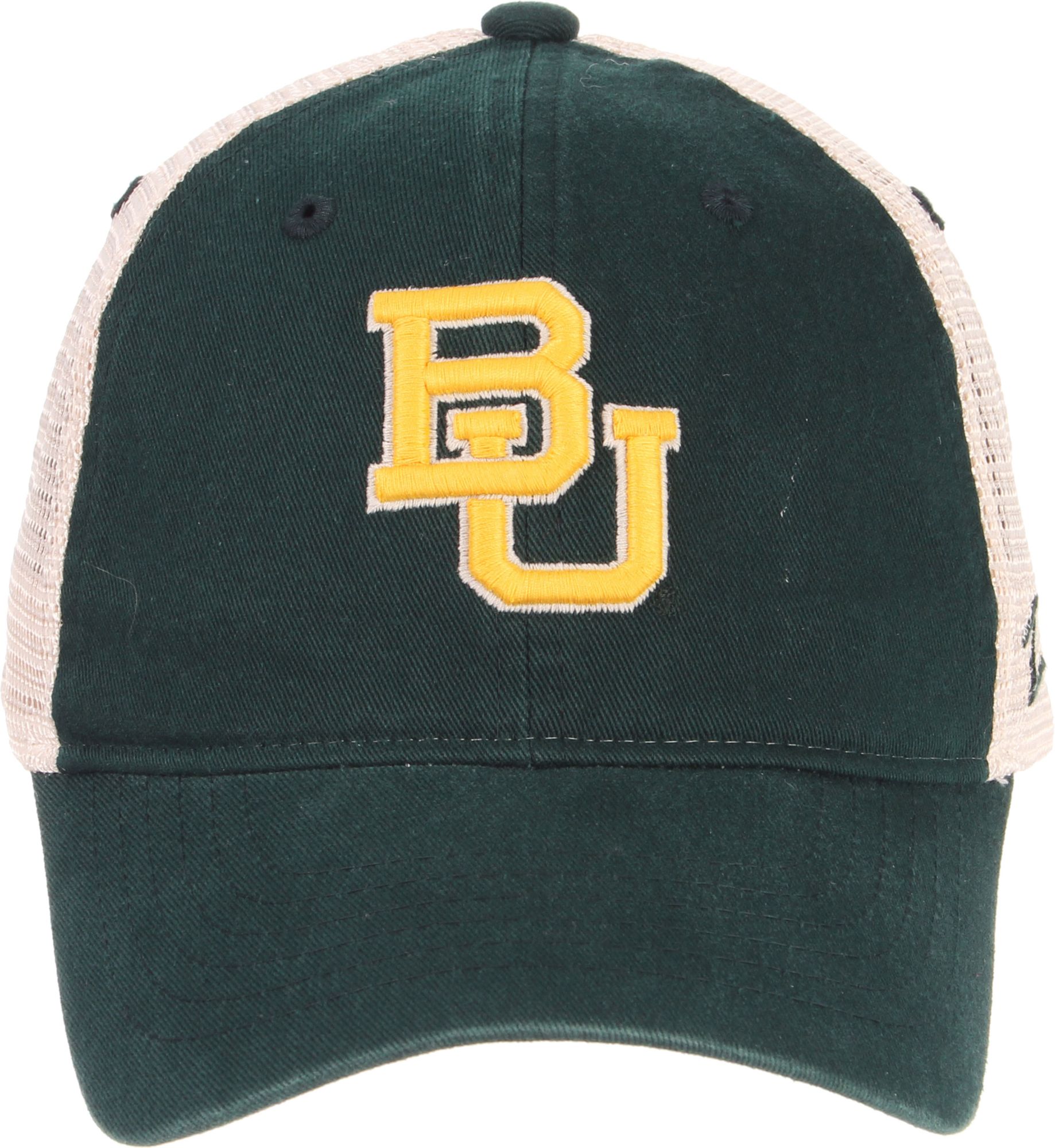 Zephyr Men's Baylor Bears Green University Trucker Adjustable Hat product image