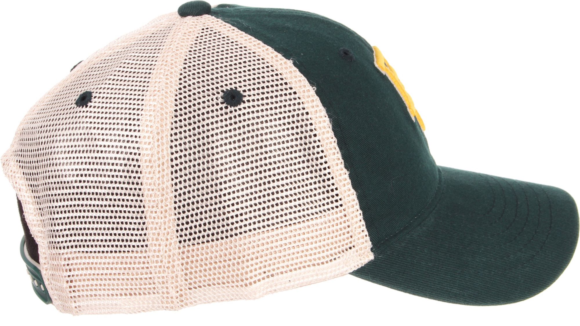 Zephyr Men's Baylor Bears Green University Trucker Adjustable Hat product image