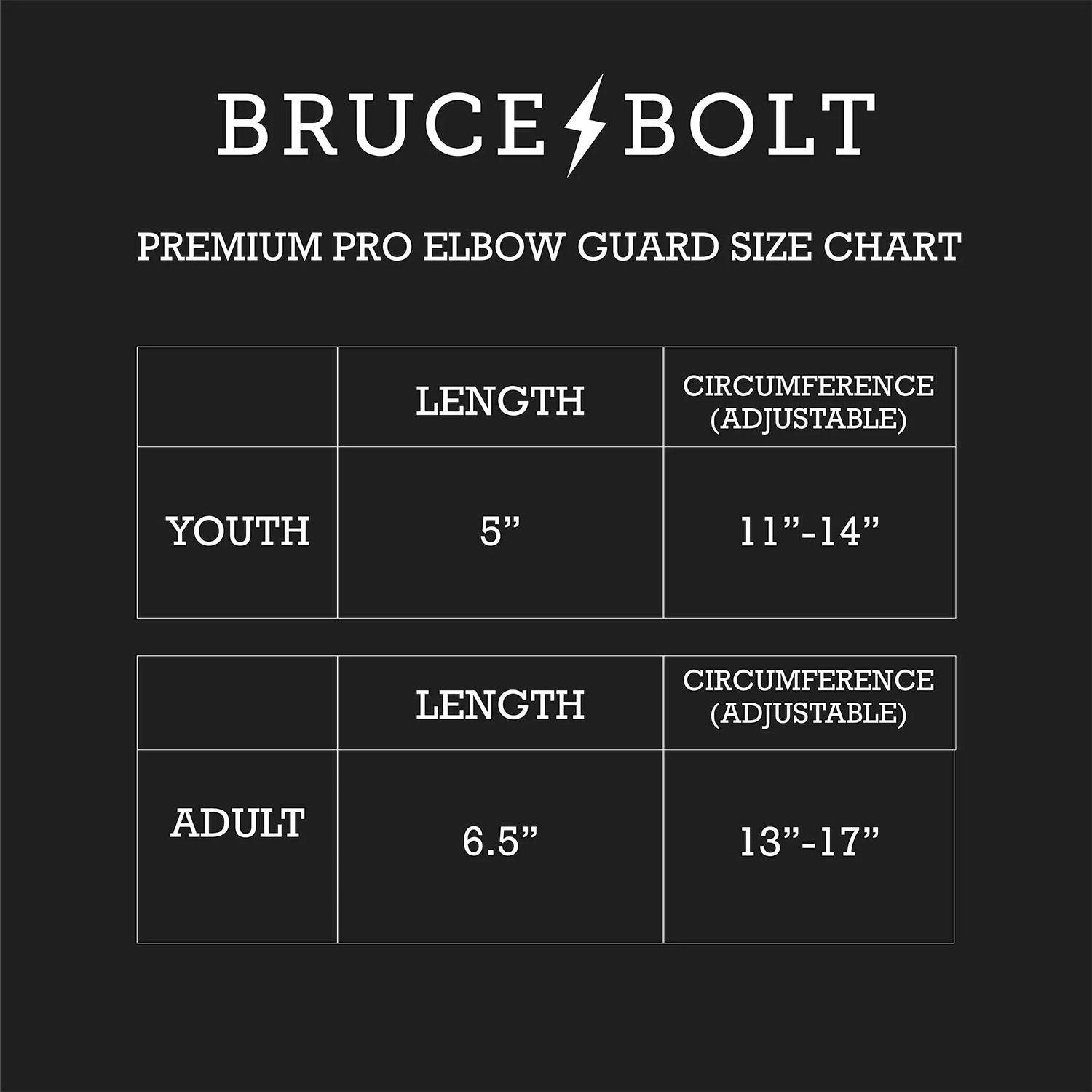 BRUCE BOLT Youth Premium Pro Batter's Elbow Guard product image