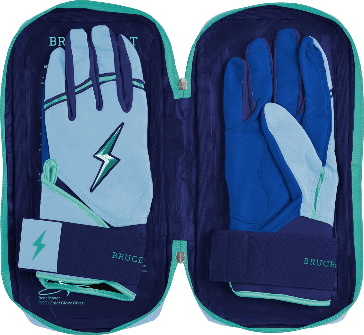 BRUCE BOLT Youth Bear Series Long Cuff Batting Gloves product image