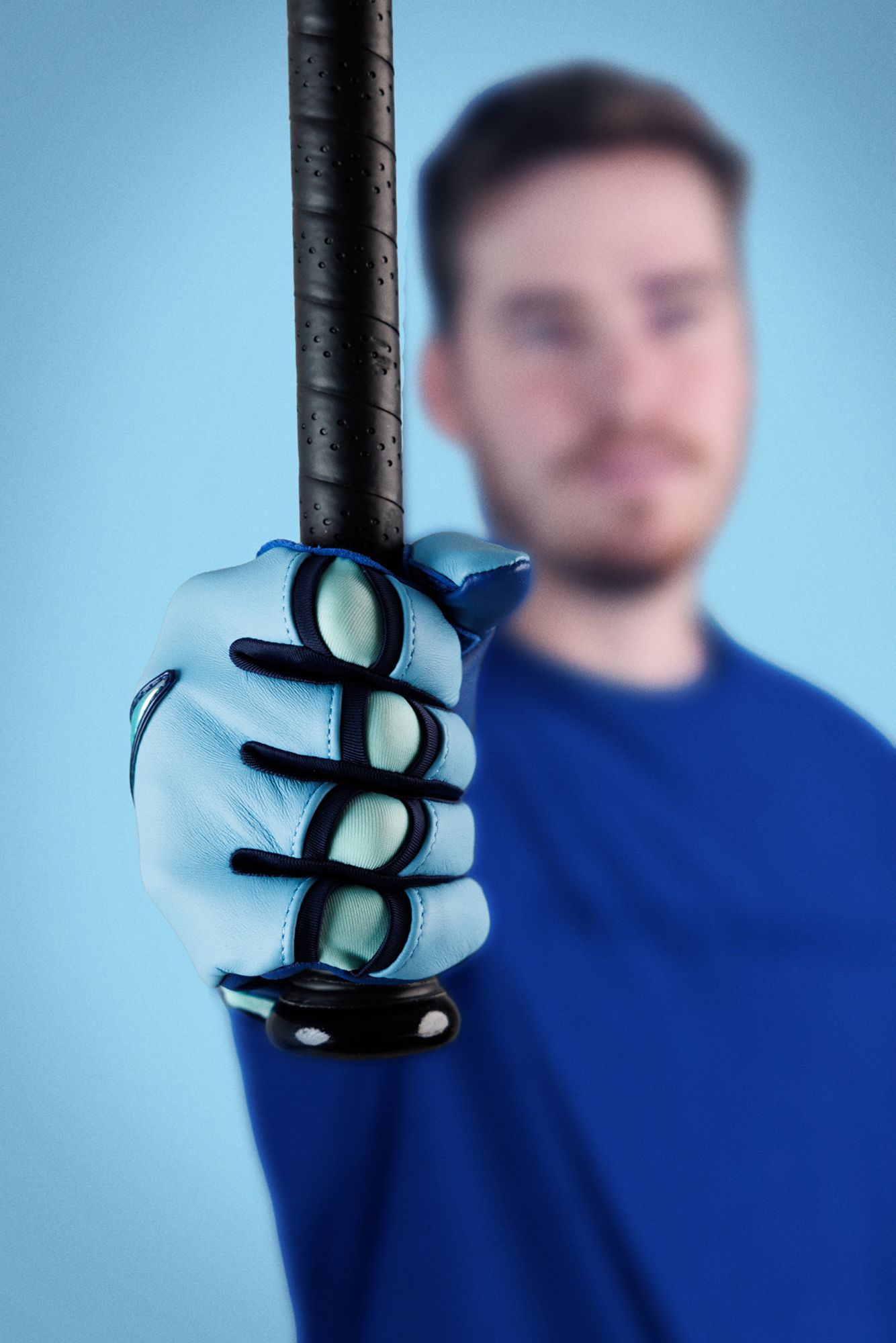 BRUCE BOLT Men's Bear Series Long Cuff Batting Gloves product image