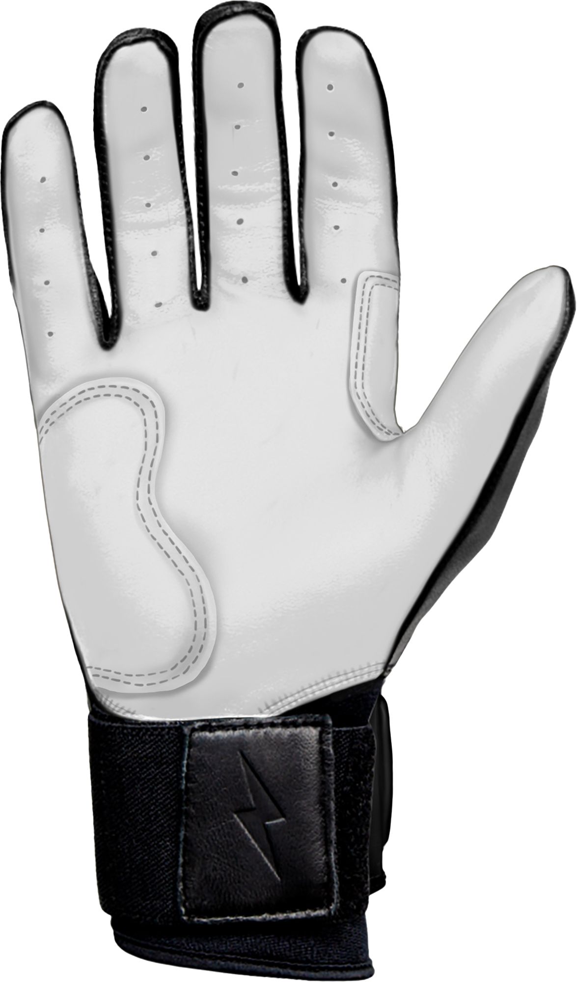BRUCE BOLT Youth Chrome Series Long Cuff Batting Gloves product image