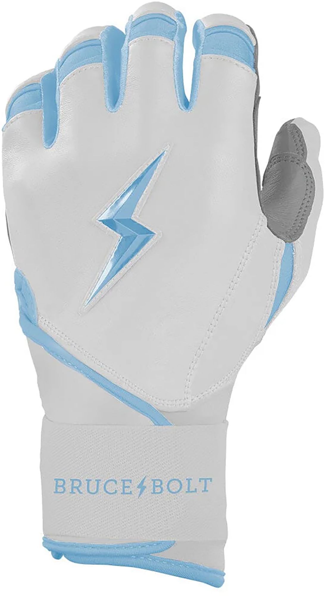 BRUCE BOLT Men's Chrome Series Long Cuff Batting Gloves product image