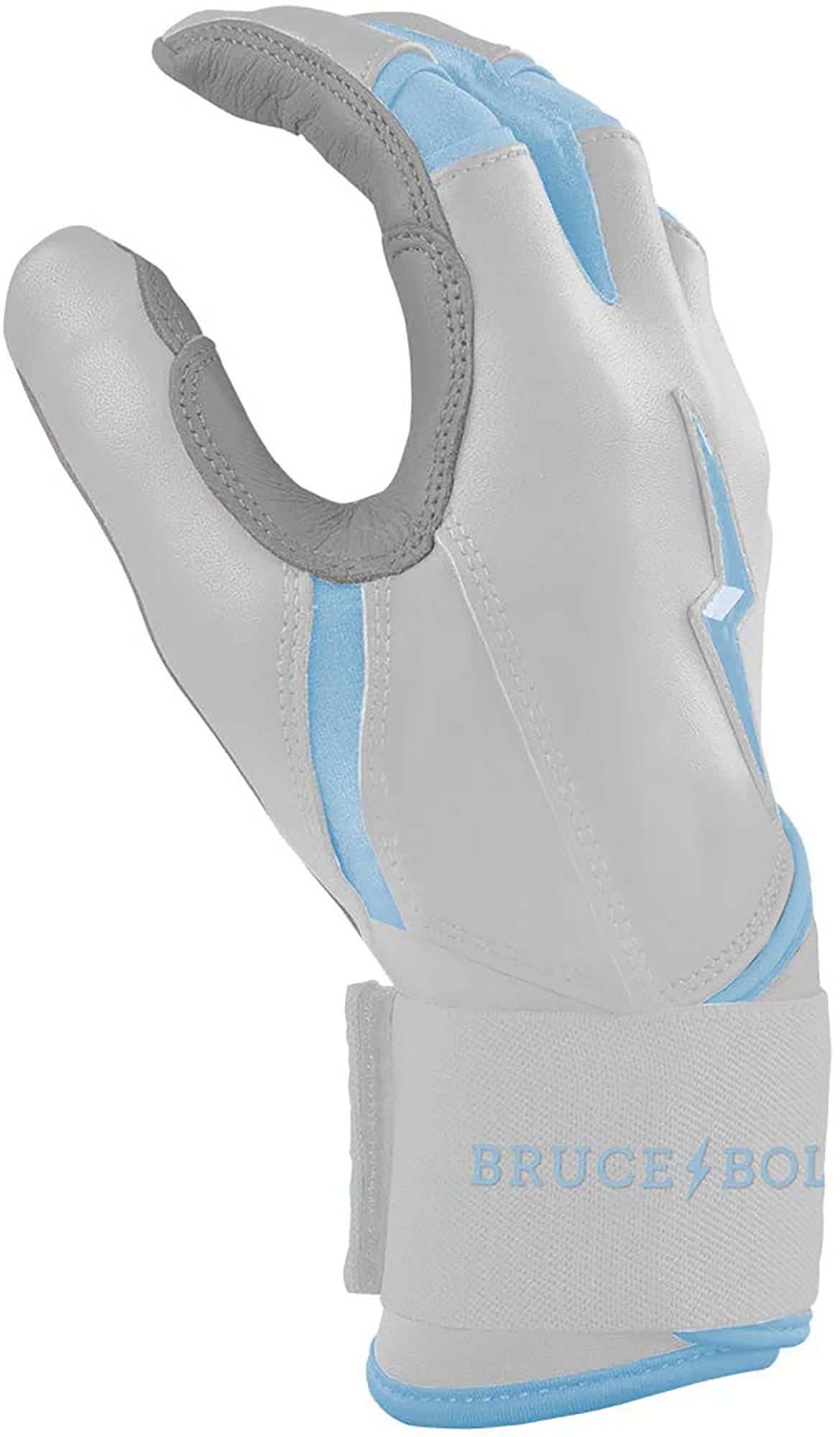 BRUCE BOLT Men's Chrome Series Long Cuff Batting Gloves product image