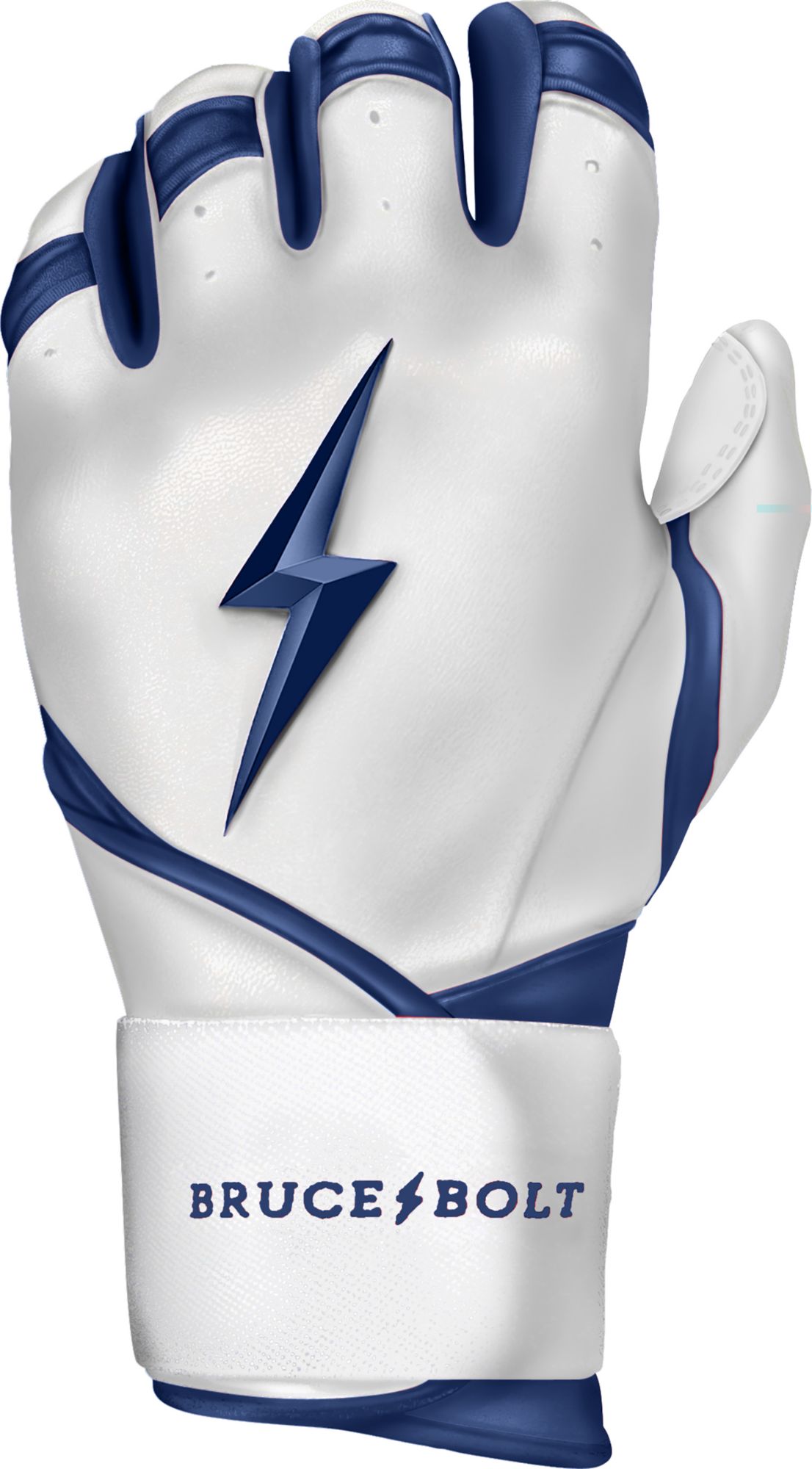 BRUCE BOLT Men's Chrome Series Long Cuff Batting Gloves product image